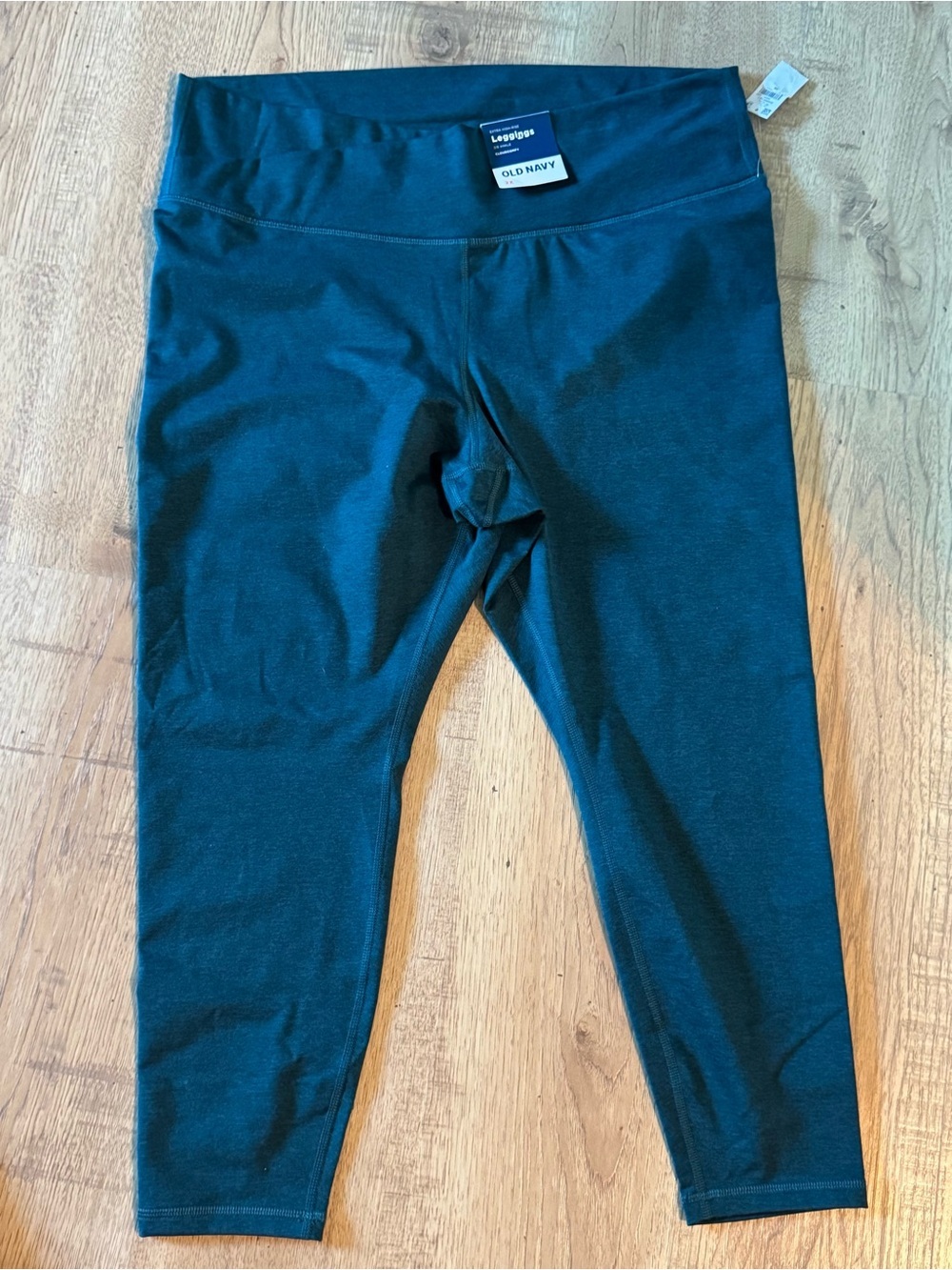 Old Navy CloudComfy Crossover High Rise Leggings 2X Teal NWT